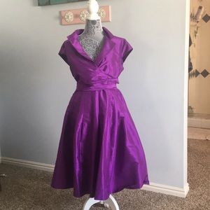 Purple dress